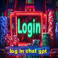 log in chat gpt